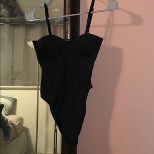 black bodysuit